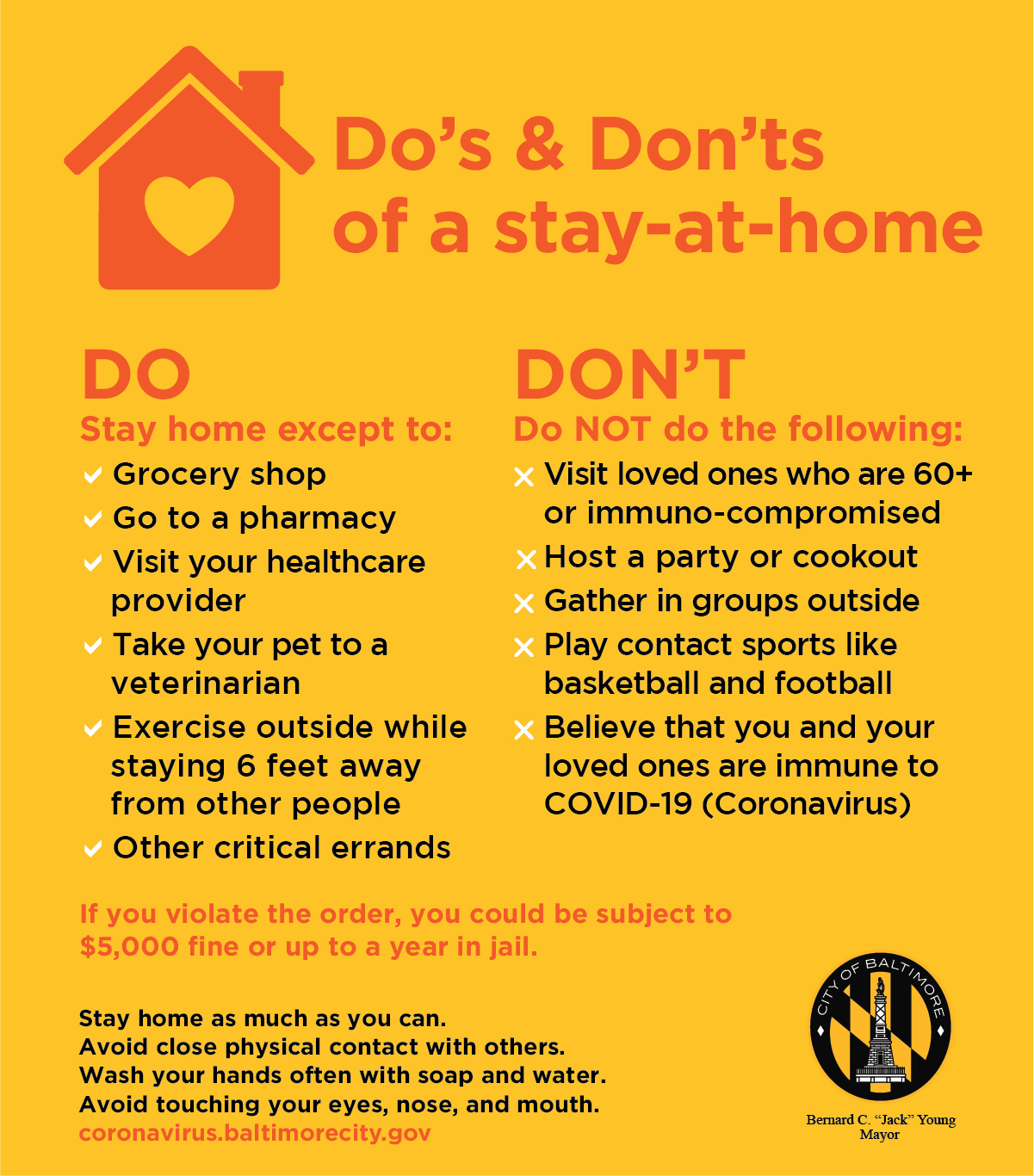 The Stay at Home order asks residents to stay home unless for an essential reason