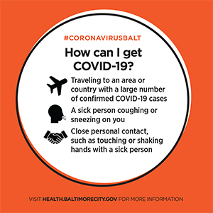 Visit coronavirus.baltimorecity.gov for the most up to date guidance on COVID-19